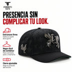 FERRETI HATS PREMIUM FT180 Roosters Baseball Cap For Men - Black - OriginalWestern.com