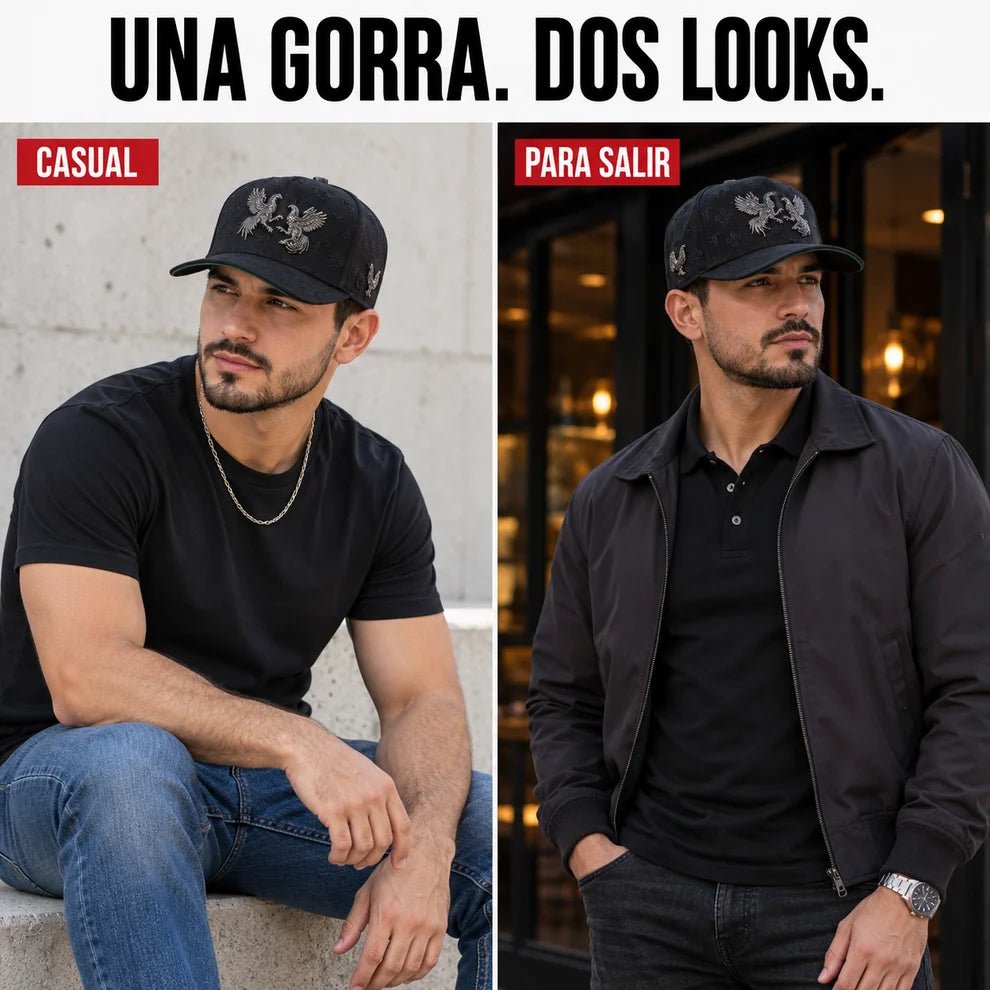 FERRETI HATS PREMIUM FT180 Roosters Baseball Cap For Men - Black - OriginalWestern.com