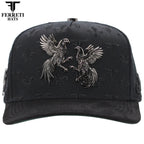 FERRETI HATS PREMIUM FT180 Roosters Baseball Cap For Men - Black - OriginalWestern.com