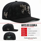 FERRETI HATS PREMIUM FT180 Roosters Baseball Cap For Men - Black - OriginalWestern.com