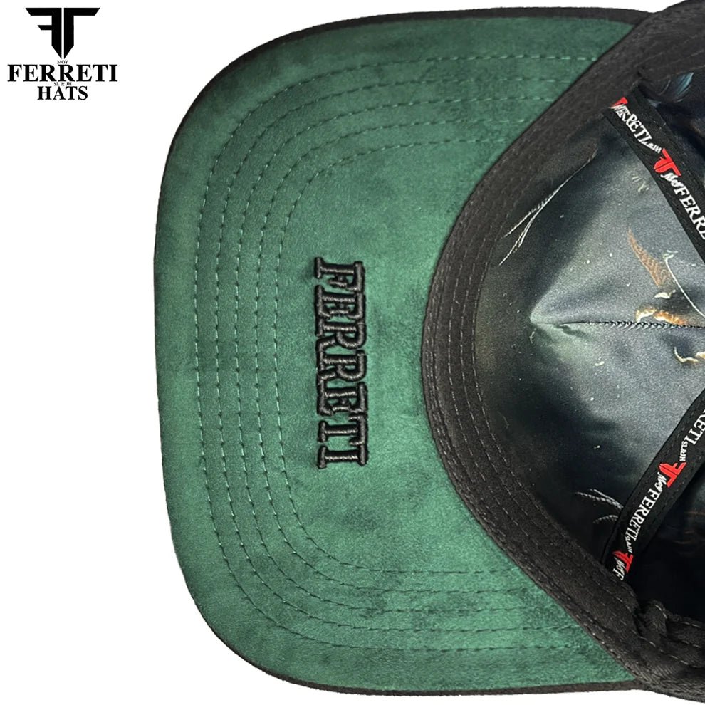 FERRETI HATS PREMIUM FT180 Roosters Baseball Cap For Men - Black - OriginalWestern.com