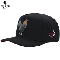 FERRETI HATS PREMIUM FT181 El Giro Baseball Cap for Men - Black - OriginalWestern.com