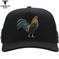 FERRETI HATS PREMIUM FT181 El Giro Baseball Cap for Men - Black - OriginalWestern.com