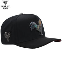 FERRETI HATS PREMIUM FT181 El Giro Baseball Cap for Men - Black - OriginalWestern.com