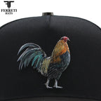FERRETI HATS PREMIUM FT181 El Giro Baseball Cap for Men - Black - OriginalWestern.com