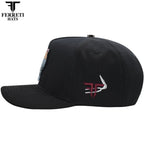FERRETI HATS PREMIUM FT181 El Giro Baseball Cap for Men - Black - OriginalWestern.com