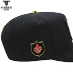 FERRETI HATS PREMIUM FT183 Royal Cross - Black - OriginalWestern.com
