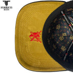 FERRETI HATS PREMIUM FT183 Royal Cross - Black - OriginalWestern.com