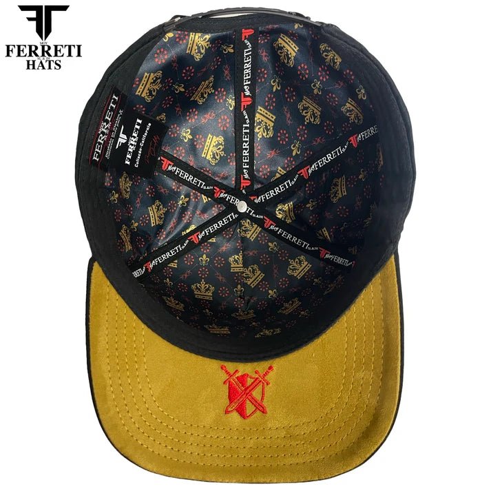 FERRETI HATS PREMIUM FT183 Royal Cross - Black - OriginalWestern.com