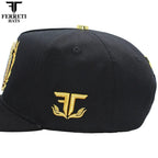 FERRETI HATS PREMIUM FT185 The Virgin Baseball Cap For Men - Black - OriginalWestern.com