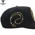 FERRETI HATS PREMIUM FT185 The Virgin Baseball Cap For Men - Black - OriginalWestern.com