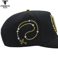 FERRETI HATS PREMIUM FT185 The Virgin Baseball Cap For Men - Black - OriginalWestern.com