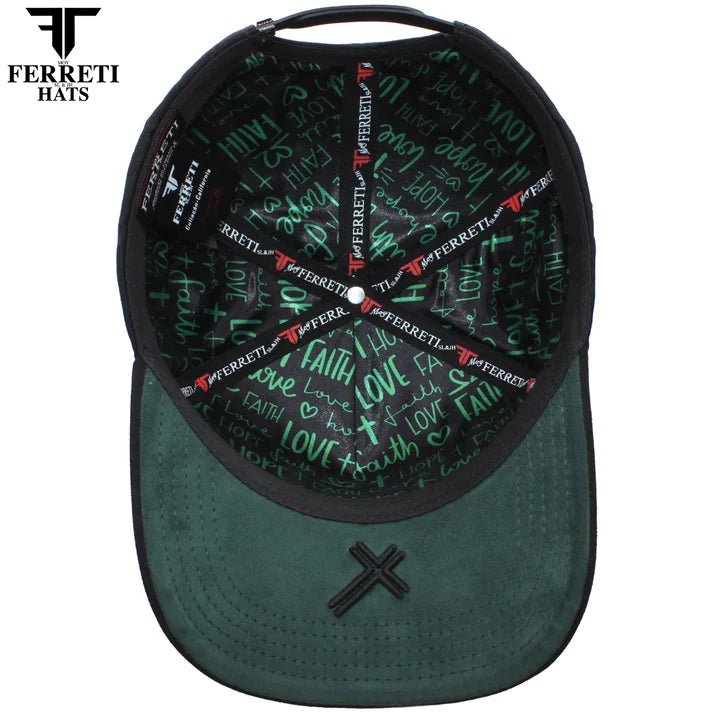FERRETI HATS PREMIUM FT185 The Virgin Baseball Cap For Men - Black - OriginalWestern.com
