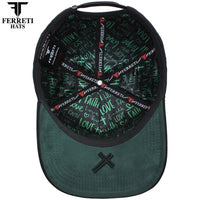 FERRETI HATS PREMIUM FT185 The Virgin Baseball Cap For Men - Black - OriginalWestern.com