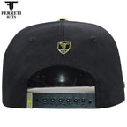 FERRETI HATS PREMIUM FT185 The Virgin Baseball Cap For Men - Black - OriginalWestern.com
