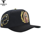 FERRETI HATS PREMIUM FT185 The Virgin Baseball Cap For Men - Black - OriginalWestern.com