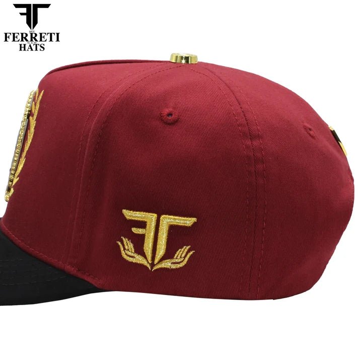 FERRETI HATS PREMIUM FT185 The Virgin Baseball Cap For Men - Red - OriginalWestern.com