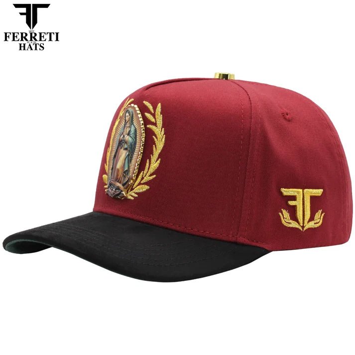 FERRETI HATS PREMIUM FT185 The Virgin Baseball Cap For Men - Red - OriginalWestern.com