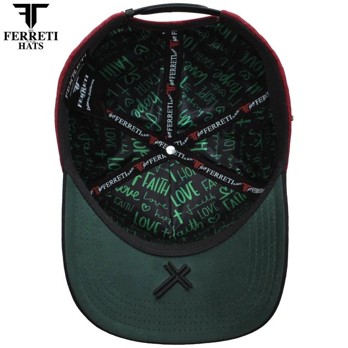 FERRETI HATS PREMIUM FT185 The Virgin Baseball Cap For Men - Red - OriginalWestern.com