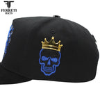 FERRETI HATS PREMIUM FT187 El Samuray Black Baseball Cap For Men - Black - OriginalWestern.com