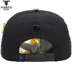 FERRETI HATS PREMIUM FT187 El Samuray Black Baseball Cap For Men - Black - OriginalWestern.com