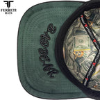 FERRETI HATS PREMIUM FT190 Bad Bear Baseball Cap For Men - Black - OriginalWestern.com