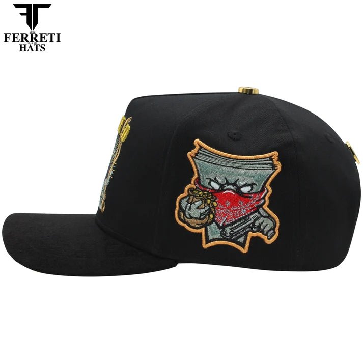FERRETI HATS PREMIUM FT191 Wanted - Black - OriginalWestern.com