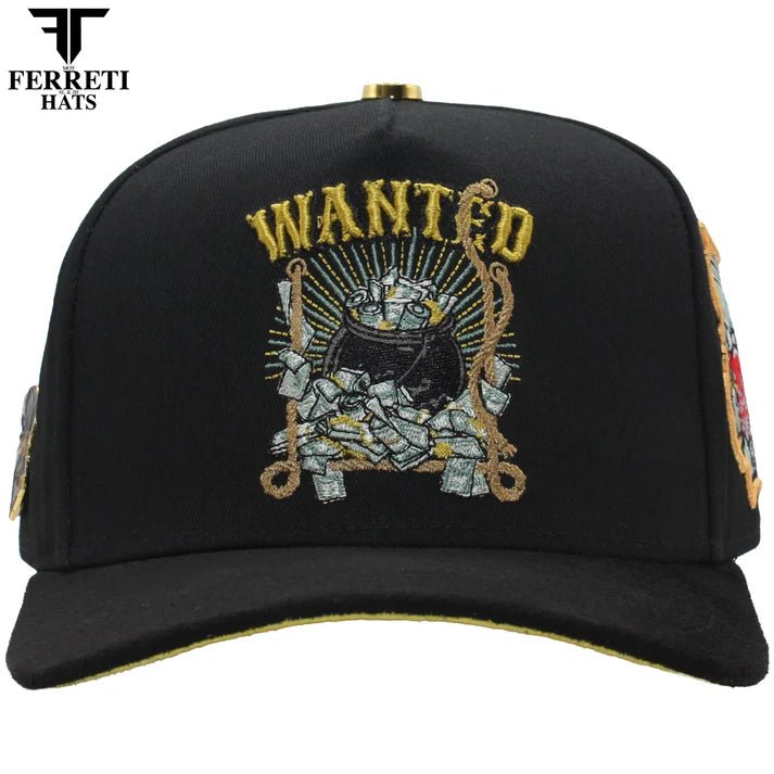 FERRETI HATS PREMIUM FT191 Wanted - Black - OriginalWestern.com