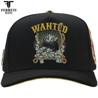 FERRETI HATS PREMIUM FT191 Wanted - Black - OriginalWestern.com