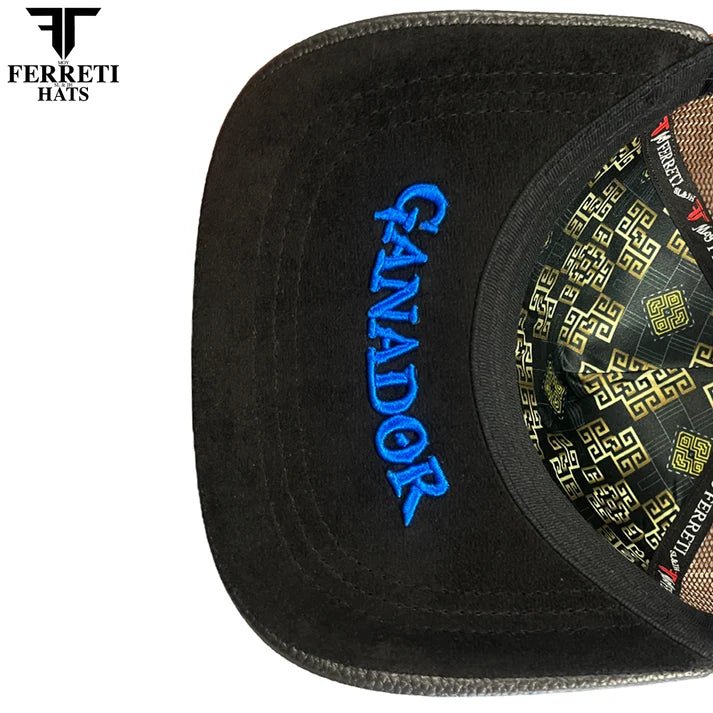FERRETI HATS PREMIUM FT192 Mr. Gallo Brown Mesh Baseball Cap for Men - Brown - OriginalWestern.com