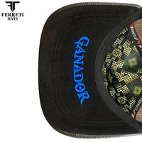 FERRETI HATS PREMIUM FT192 Mr. Gallo Brown Mesh Baseball Cap for Men - Brown - OriginalWestern.com