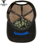 FERRETI HATS PREMIUM FT192 Mr. Gallo Brown Mesh Baseball Cap for Men - Brown - OriginalWestern.com