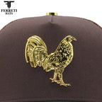 FERRETI HATS PREMIUM FT192 Mr. Gallo Brown Mesh Baseball Cap for Men - Brown - OriginalWestern.com