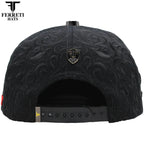 FERRETI HATS PREMIUM FT195 Money Addicted Baseball Cap For Men- Black - OriginalWestern.com