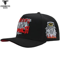 FERRETI HATS PREMIUM FT198 Money Wealth - Black - OriginalWestern.com