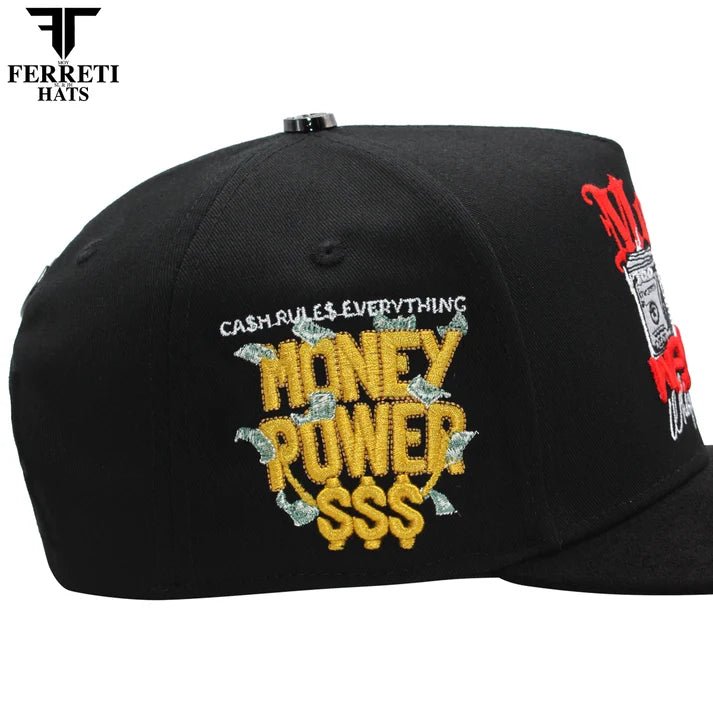 FERRETI HATS PREMIUM FT198 Money Wealth - Black - OriginalWestern.com
