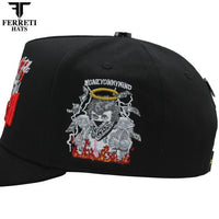 FERRETI HATS PREMIUM FT198 Money Wealth - Black - OriginalWestern.com