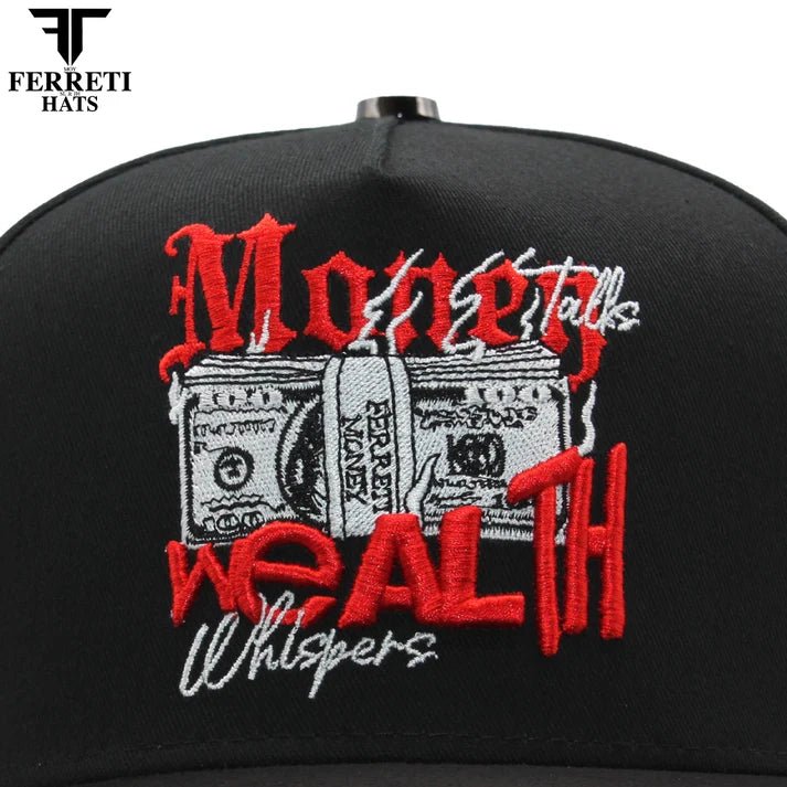 FERRETI HATS PREMIUM FT198 Money Wealth - Black - OriginalWestern.com
