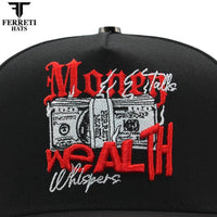 FERRETI HATS PREMIUM FT198 Money Wealth - Black - OriginalWestern.com