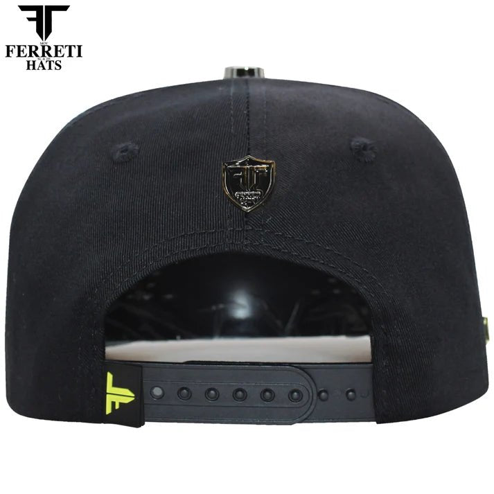 FERRETI HATS PREMIUM FT198 Money Wealth - Black - OriginalWestern.com