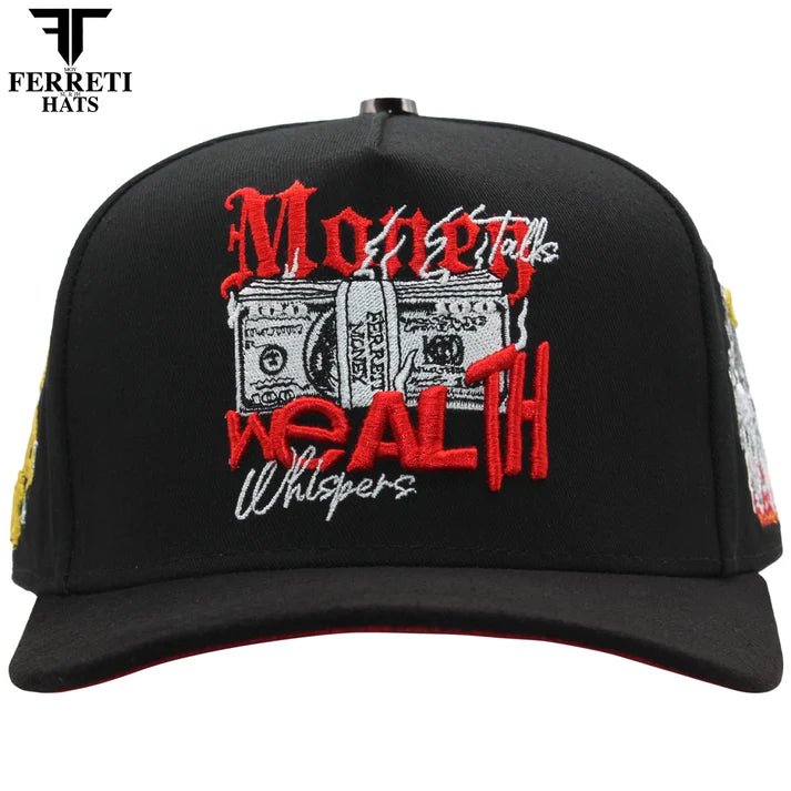 FERRETI HATS PREMIUM FT198 Money Wealth - Black - OriginalWestern.com