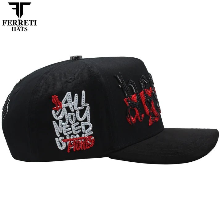 FERRETI HATS PREMIUM FT200 Begin Again - Black - OriginalWestern.com
