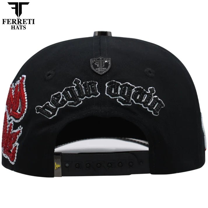 FERRETI HATS PREMIUM FT200 Begin Again - Black - OriginalWestern.com