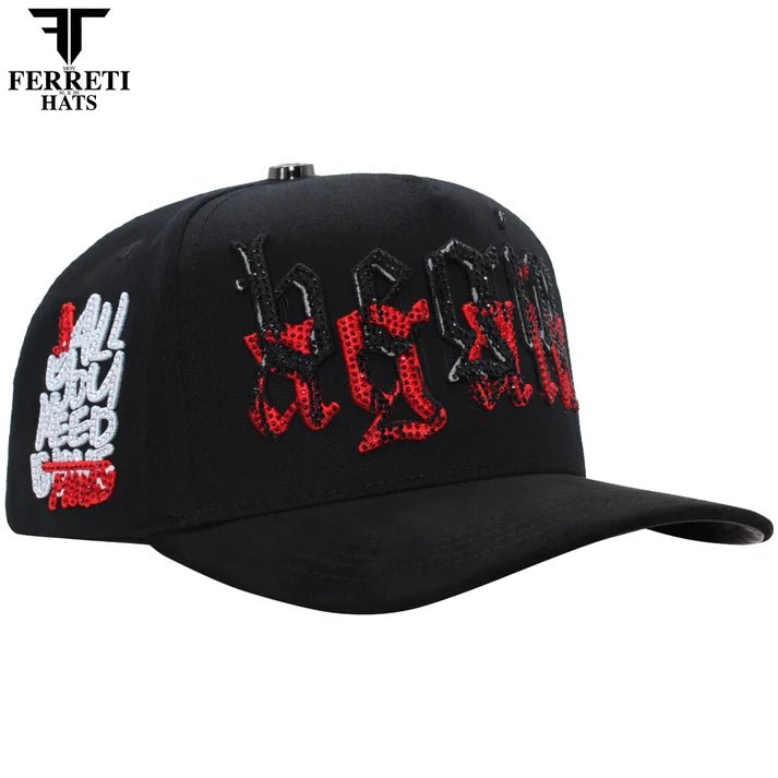 FERRETI HATS PREMIUM FT200 Begin Again - Black - OriginalWestern.com