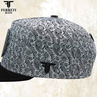 FERRETI HATS PREMIUM FT201 Medusa Platinum Baseball Cap For Men - OriginalWestern.com