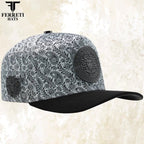 FERRETI HATS PREMIUM FT201 Medusa Platinum Baseball Cap For Men - OriginalWestern.com