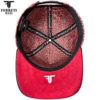 FERRETI HATS PREMIUM FT202 Royal Compass Baseball Cap For Men - Red - OriginalWestern.com