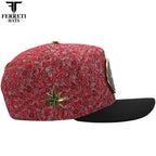 FERRETI HATS PREMIUM FT202 Royal Compass Baseball Cap For Men - Red - OriginalWestern.com
