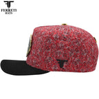 FERRETI HATS PREMIUM FT202 Royal Compass Baseball Cap For Men - Red - OriginalWestern.com