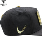 FERRETI HATS PREMIUM FT204 Golden Rooster Baseball Cap For Men - Black - OriginalWestern.com